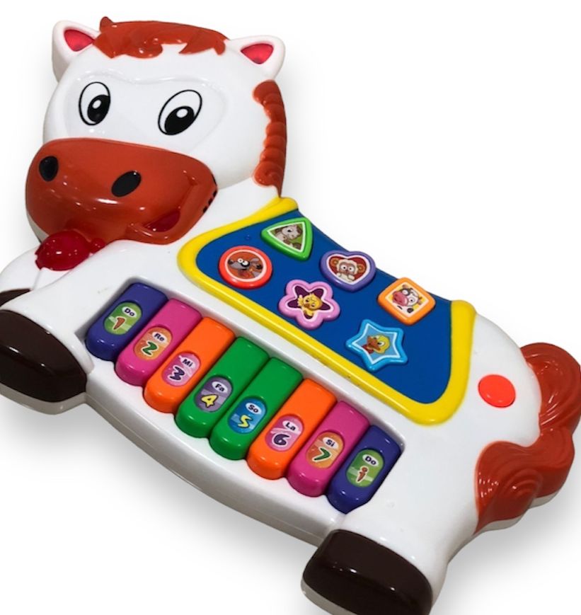 Piano Didactico Para Niños Con Forma De Caballo